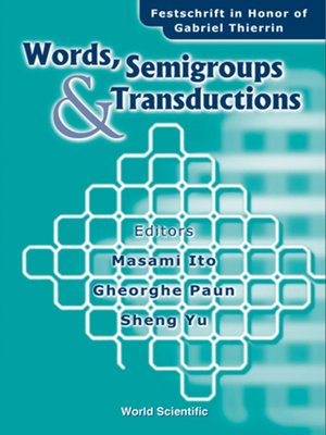 cover image of Words, Semigroups, and Transductions